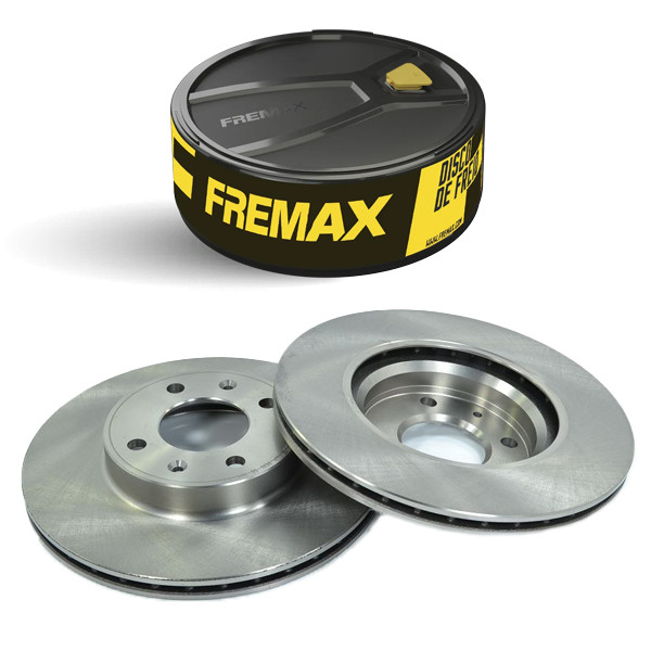 Par Disco de Freio Ventilado HB20 1.0 12V 2012 a 2025 Fremax em Oferta na Shopee