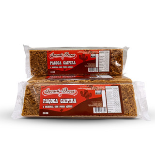 Kit Paçoca Caipira com Menos Açúcar – 4 Barras de 200g em Oferta na Shopee