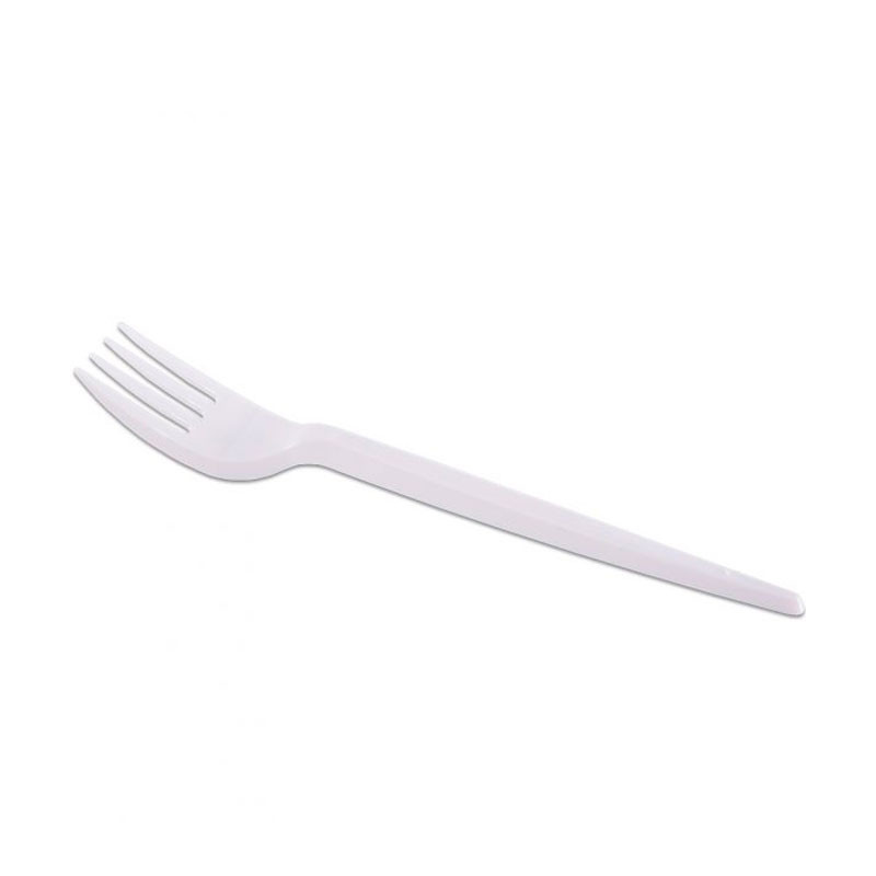 Garfo descartável refeição premium branco 7034 50 und PraFesta - Home & Living