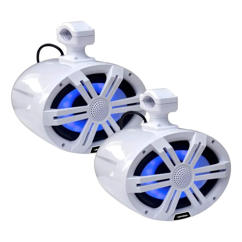Alto Falantes Marinizado Wakeboard 6x9 RGB 400W Resistente à Água Roadstar Falante Som Automotivo