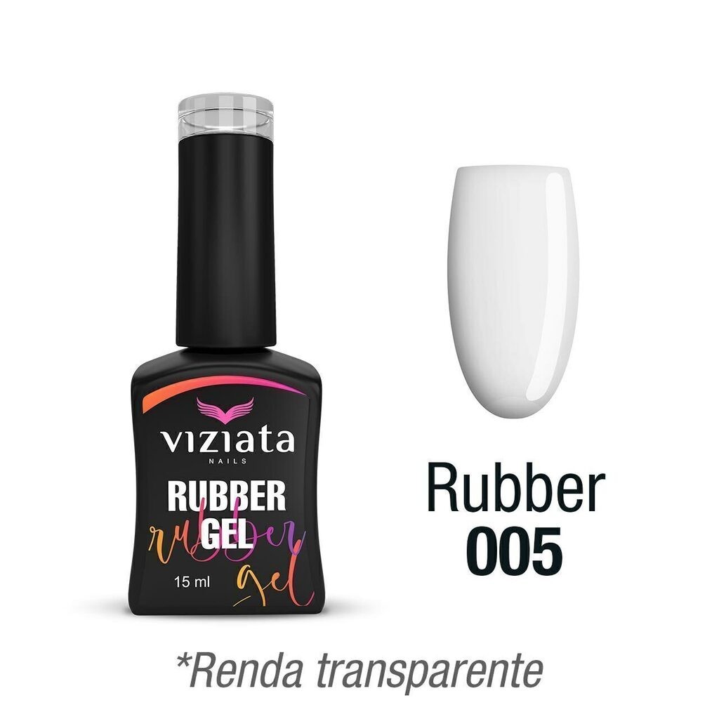 RUBBER 005 VIZIATA NAILS ESMALTE EM GEL (RENDA) em Oferta na Shopee
