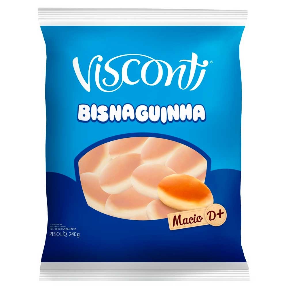 Pão Bisnaguinha Visconti 240g - Food & Beverages