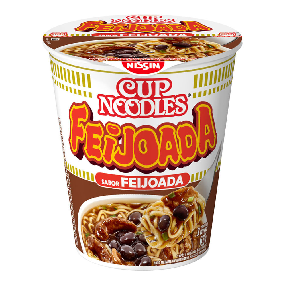 Macarrão Instantâneo Cup Noodles Sabor Feijoada 67g - Food & Beverages