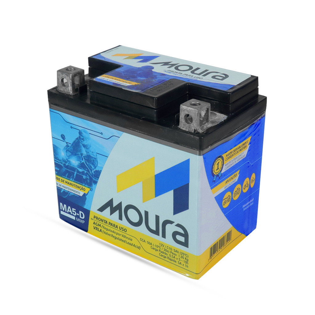 Bateria Moura Ma5-d 5ah 12v