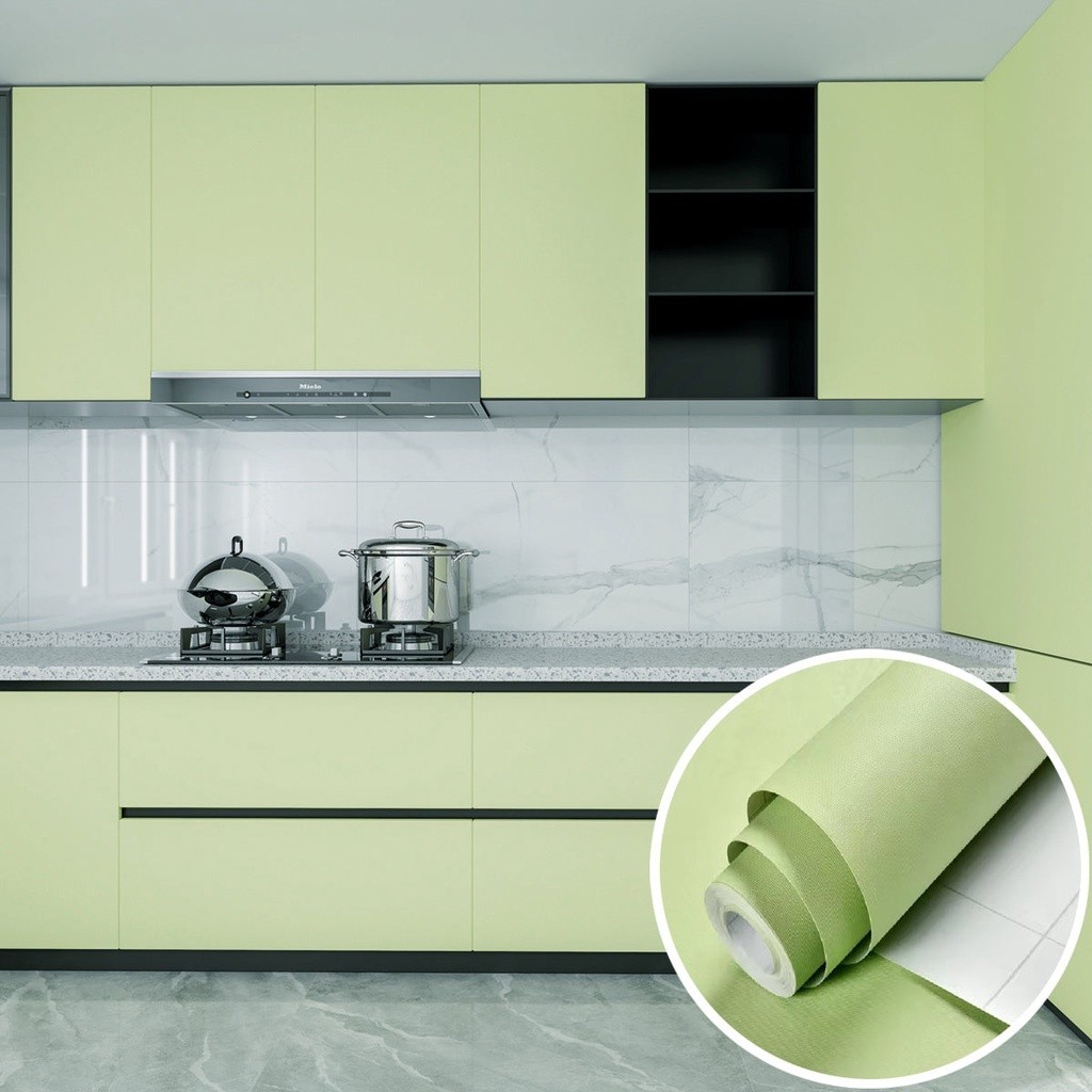 Papel De Parede Tons Pastéis Adesivo Verde Claro 20M Autocolante Vinilico Lavável Para Quarto Sala em Oferta na Shopee