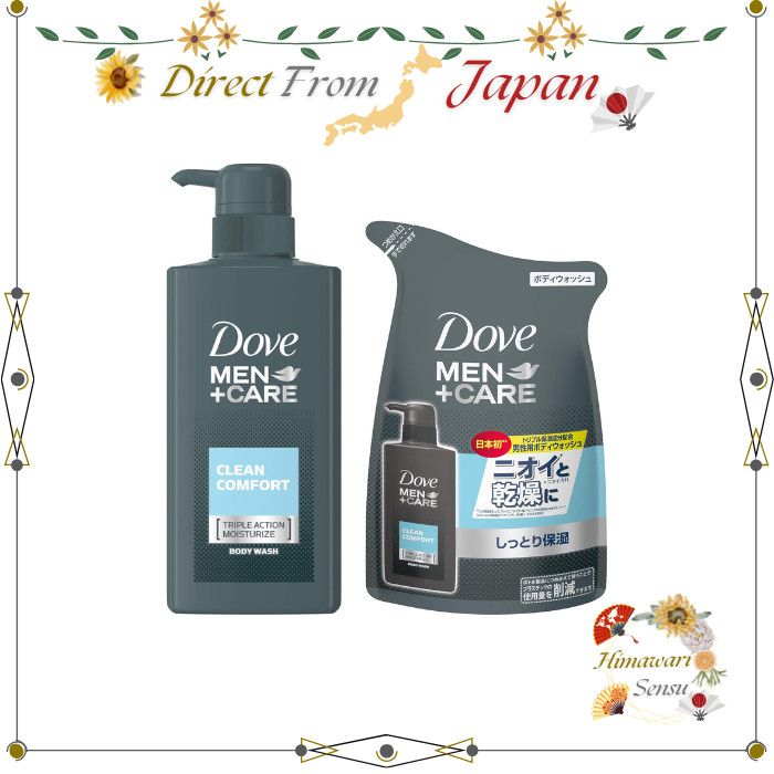 Sabonete Corporal Dove Men + Care Com Fragrância Floral Cítrica Refrescante , Direto Do Japão