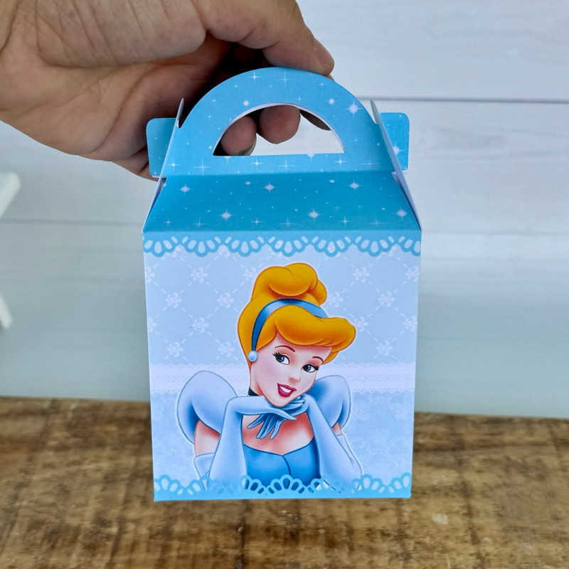 Caixa Maleta Cinderela | Pegue e Monte | Personalizados | Lembrancinhas | Festa infantil | Aniversário