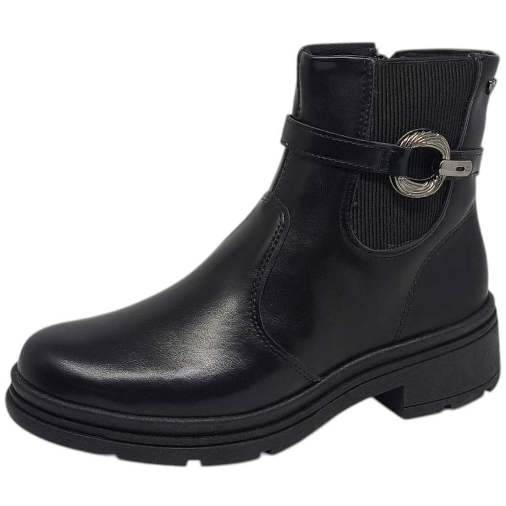 Bota Feminina Coturno Tratorada Moderna Conforto Mississipi