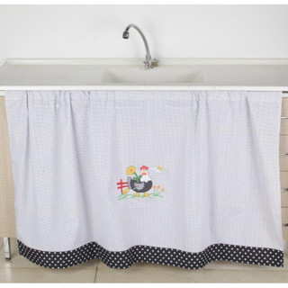 CORTINA PARA PIA CATARINA BORDADA em Oferta na Shopee