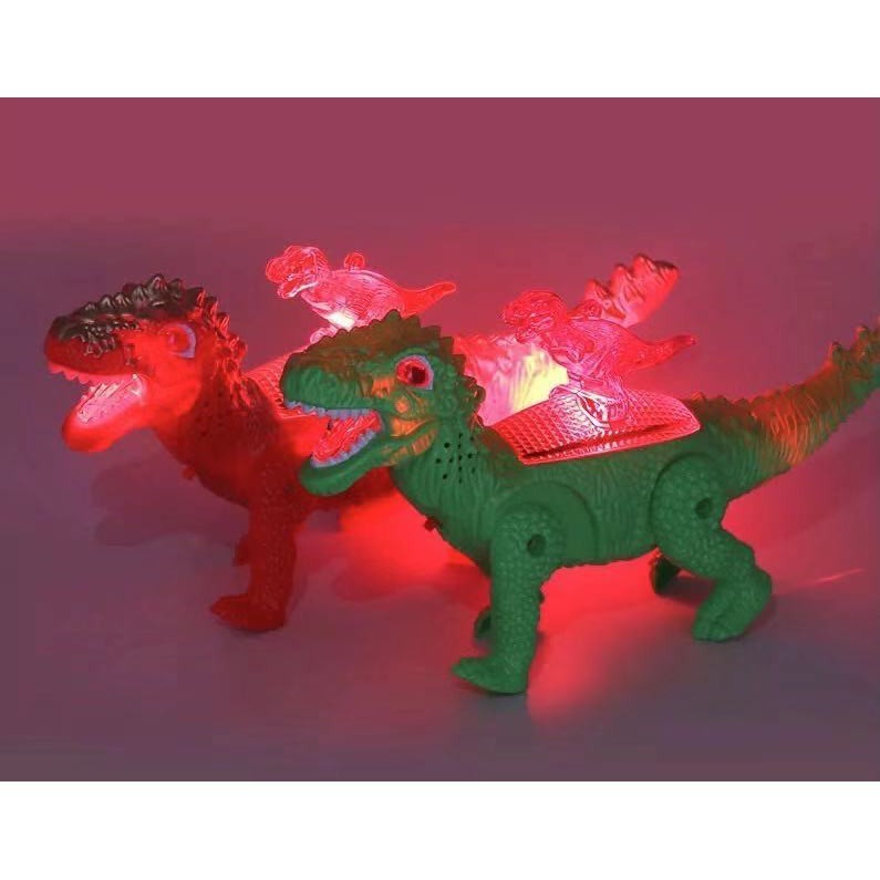 Dinossauro Robô LED De Brinquedo Com Luzes/Movimento/Som/Escolha a cor/