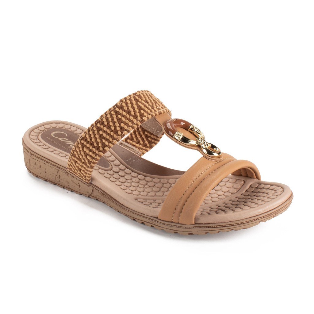 Tamanco Campesí Anabela Feminina CE162 em Oferta na Shopee