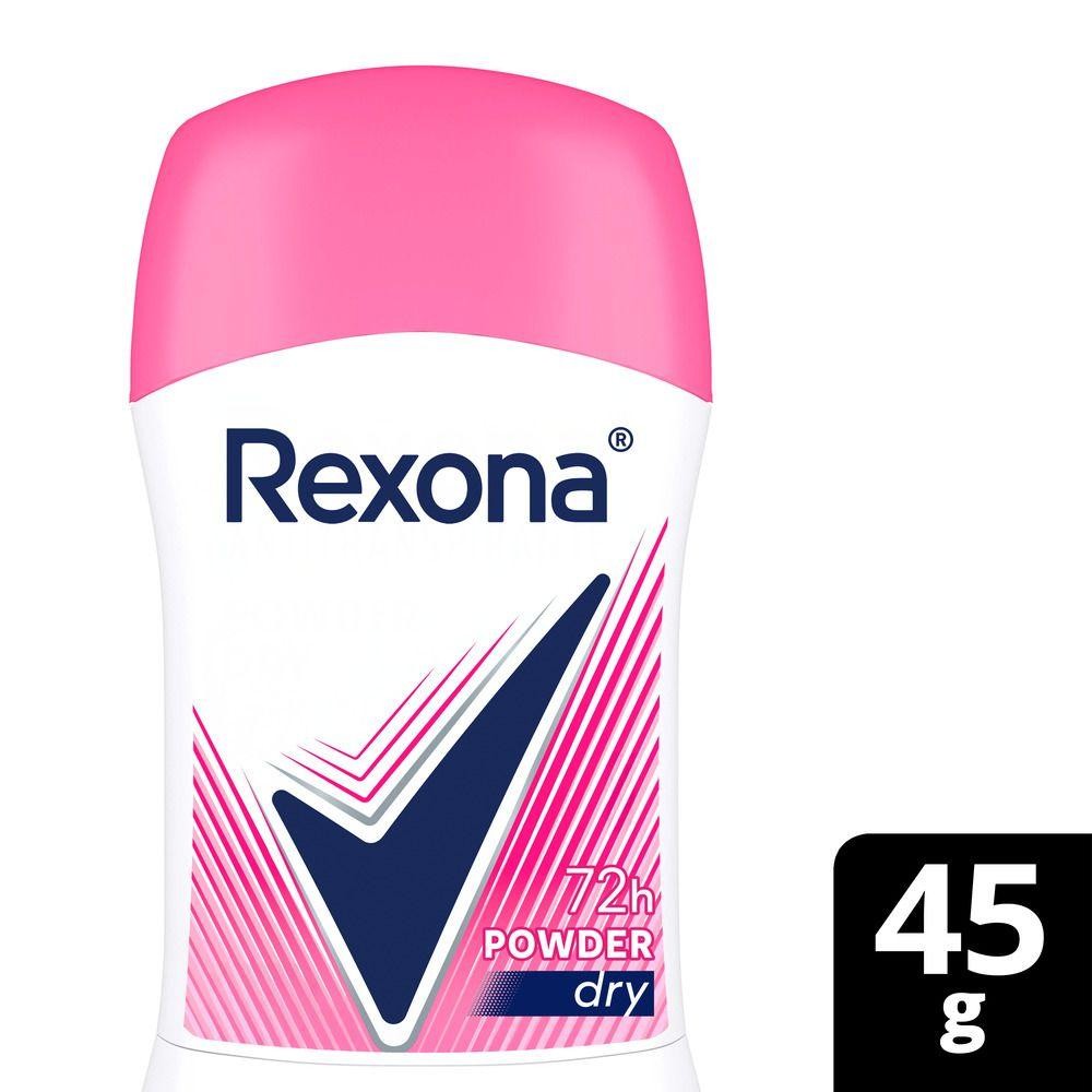 Desodorante Antitranspirante Stick Rexona Powder Dry 45g em Oferta na Shopee