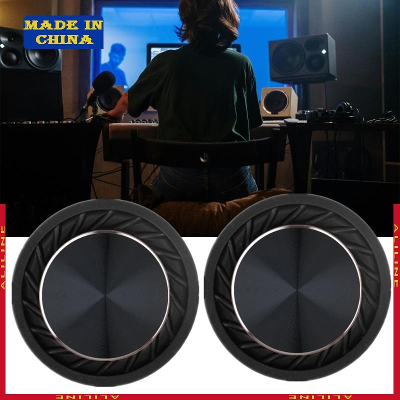 2Pcs 65mm Radiador Passivo Subwoofer Alto-Falantes Membrana Baixo