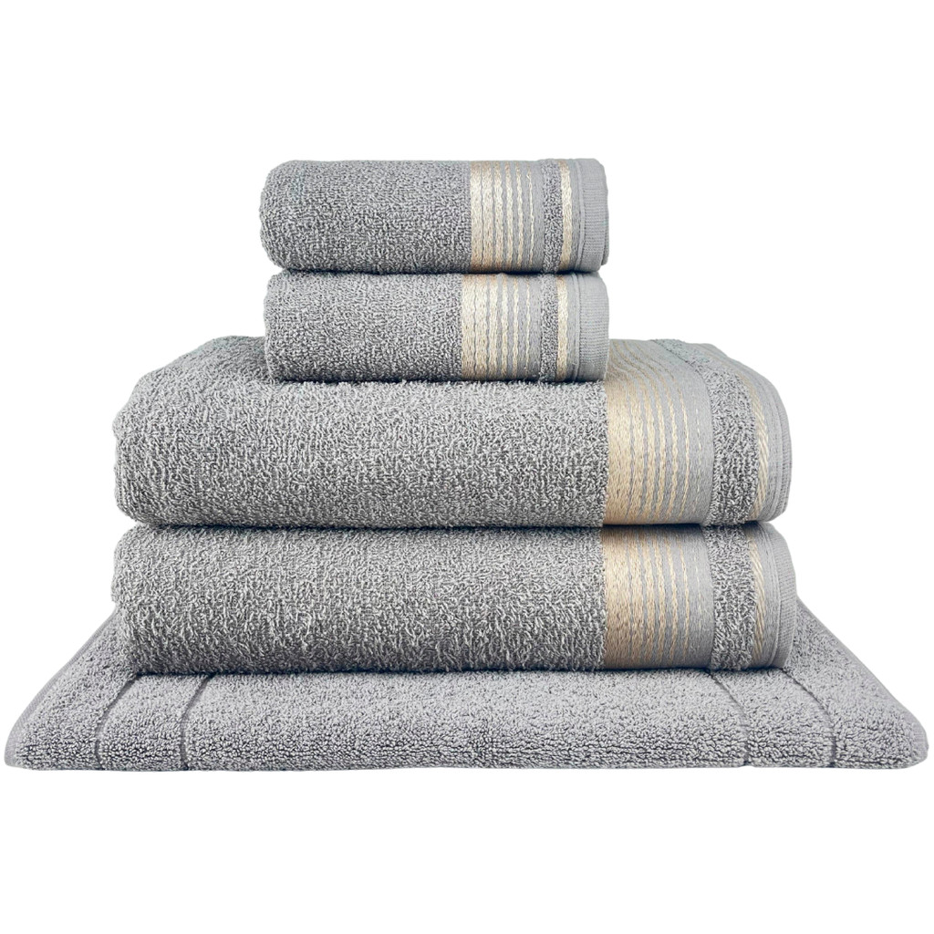 Jogo De Toalhas 5 Peças Gigante Toalhão Grosso 100% Algodão Gigante Luxo Tapete Antiderrapante