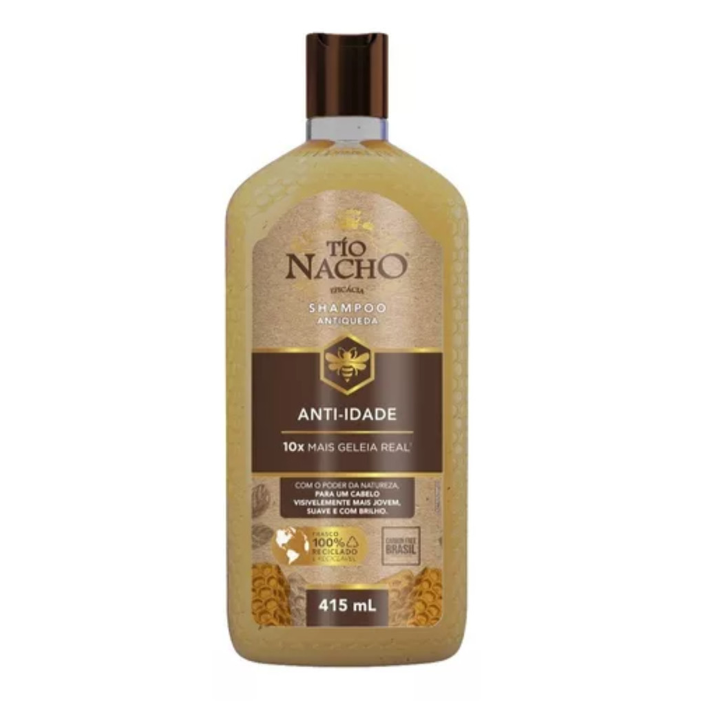 Tio Nacho Shampoo Antiqueda e Anti-idade 415ml em Oferta na Shopee
