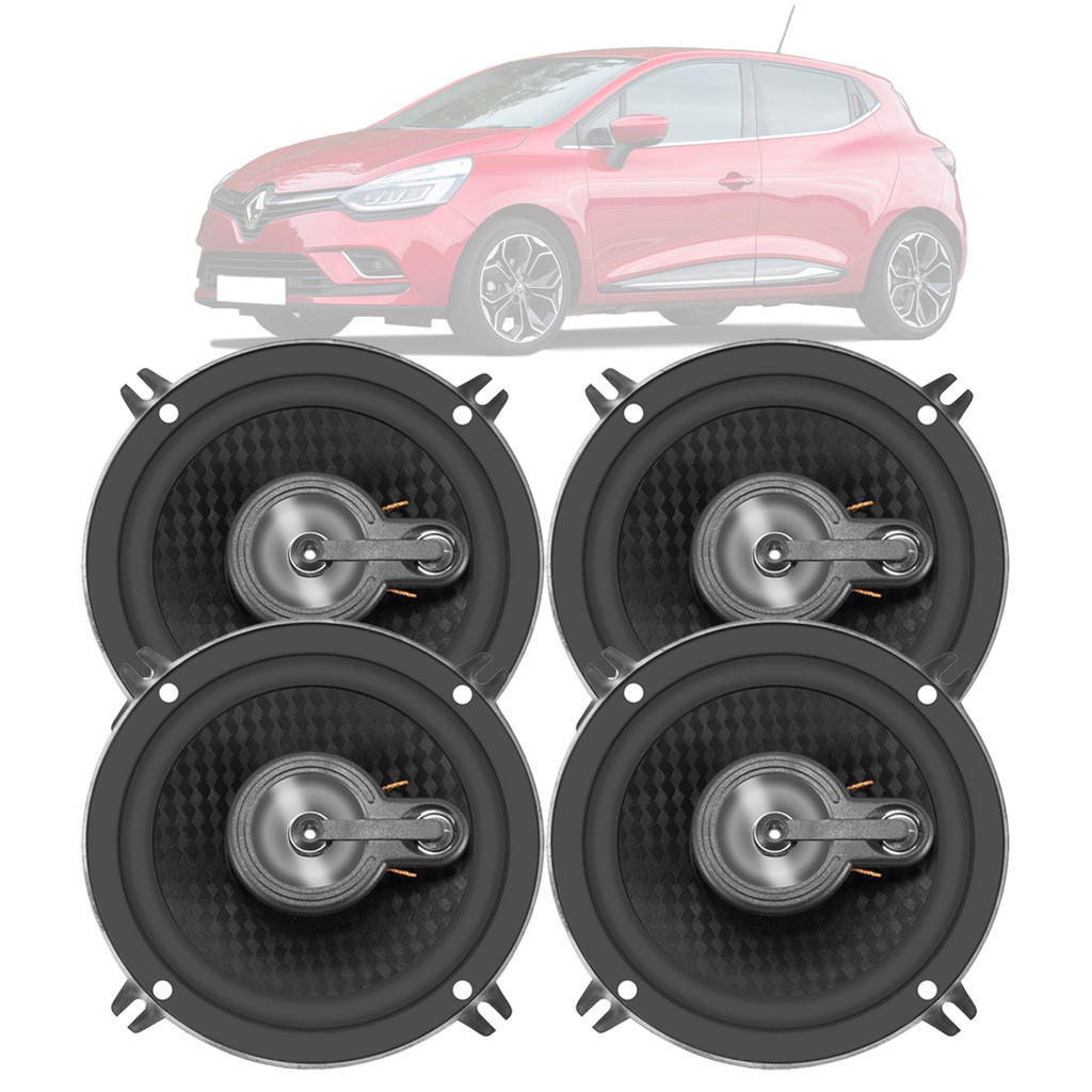KIT 4 ALTO-FALANTE 5 POLEGADAS RENAULT CLIO 00/16 RENAULT SCENIC 99/11 - FORCE ONE em Oferta na Shopee