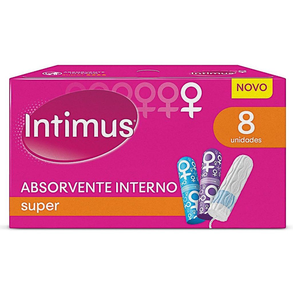 Absorvente Interno Intimus Super 8 Unidades - Health