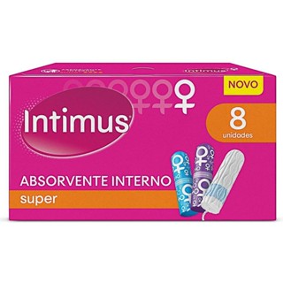 Absorvente Interno Intimus Super 8 Unidades em Oferta na Shopee