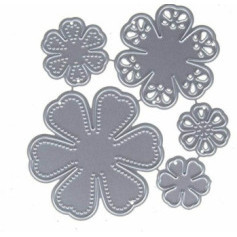 Diy Flower Metal Metal Metal Aço Carbono Gravura em relevo Molde de papel para crianças Molde de corte do Clube de Artesanato