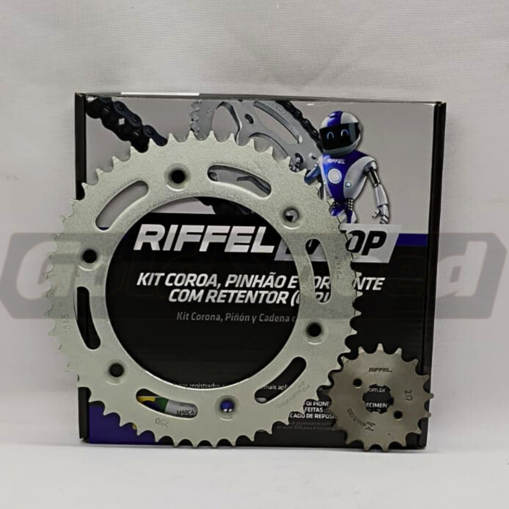 Kit Relação Transmissão Fazer 250 Com Retentor 2006 A 2017 · foto 2