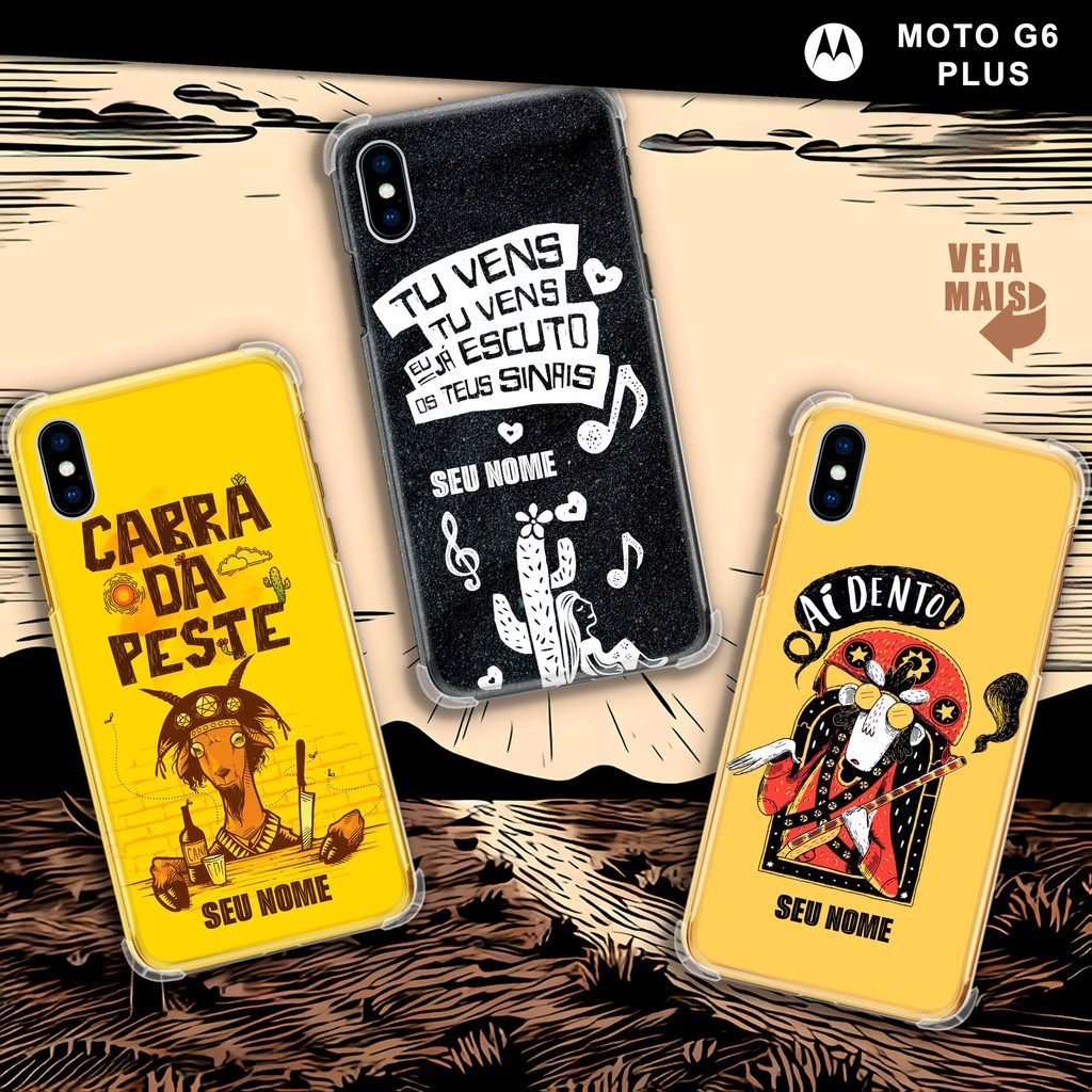 Capa Capinha - Motorola Moto G6 Plus - Nordeste Personalizada