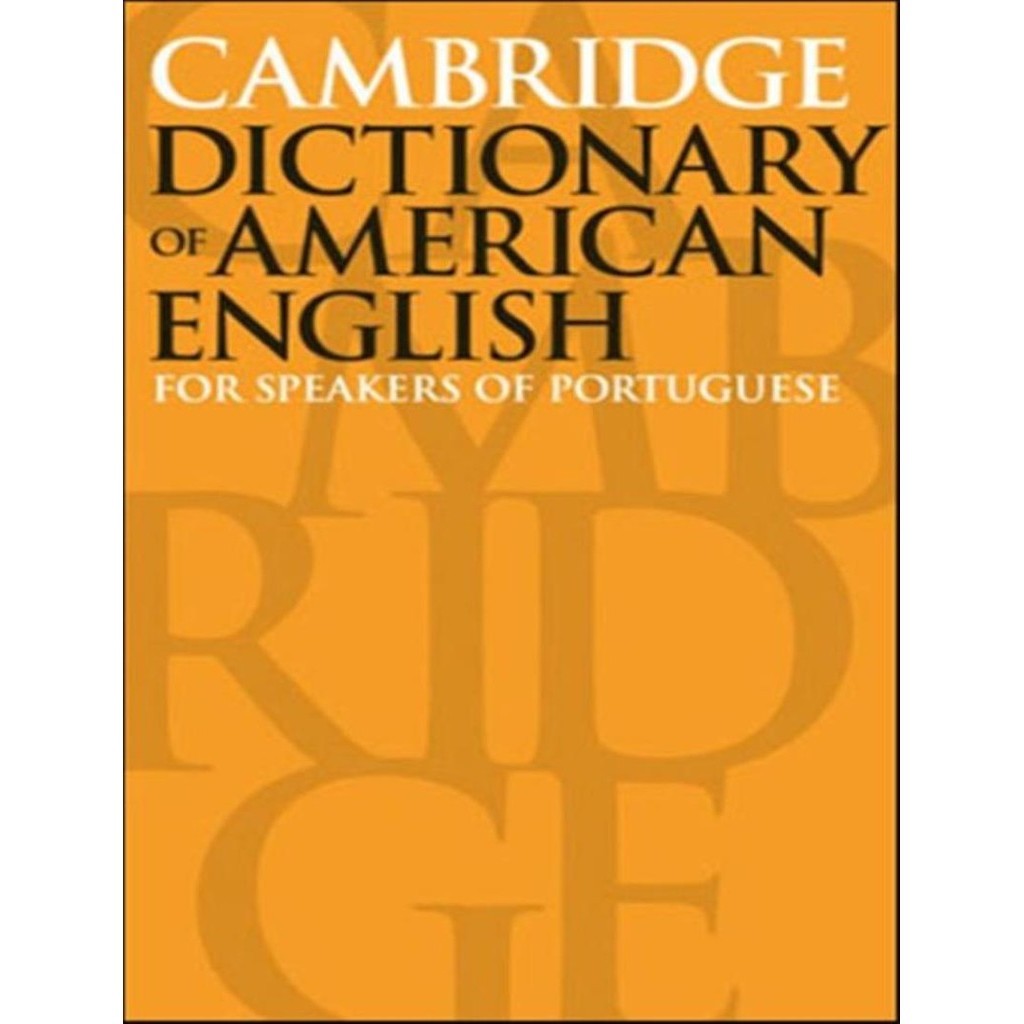 Cambridge Dictionary Of American English For Speakers Of Portuguese 2Nd Ed