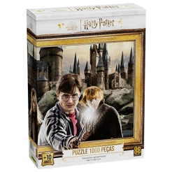 QUEBRA CABEÇA HARRY POTTER 1000 PEÇAS GROW PUZZLE JOGO DIDÁTICO FILME SAGA BRUXO MAGIA FANTASIA HP
