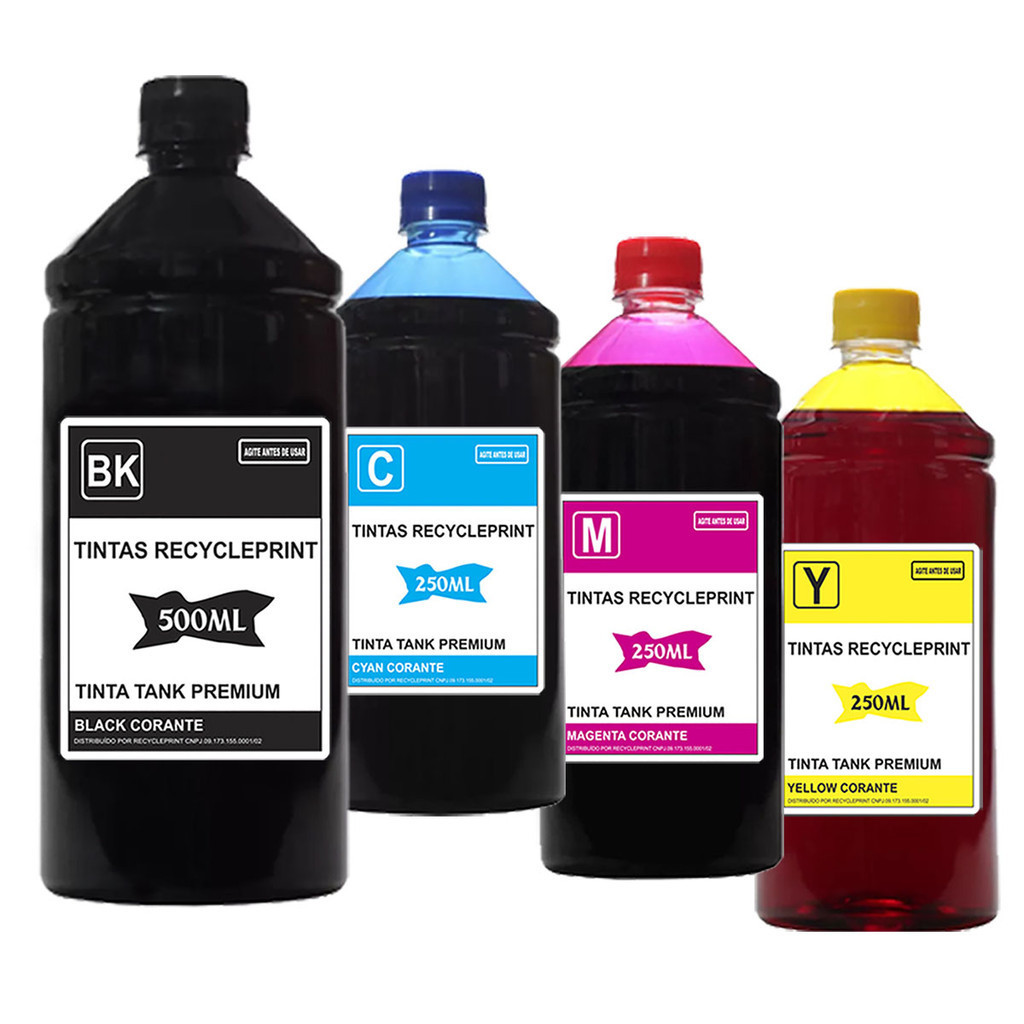 Refil 1250ml Tinta Compatível Canon G3110 G4100 G3100 G2100