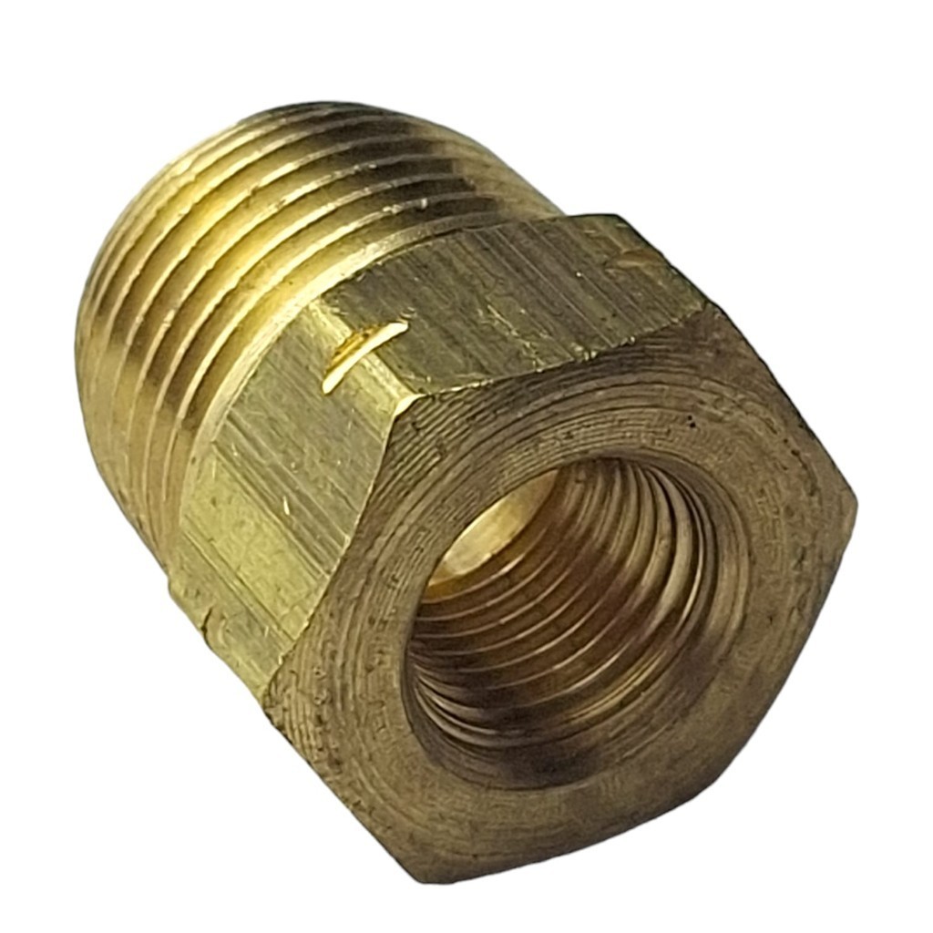 LUVA UNIÃO REDUTORA 3/8 NPT (E) X 1/8 NPT (I) INSTALAÇÃO DE GÁS