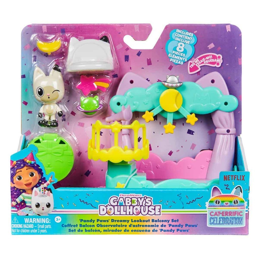 Playset Varanda com Pandy Paws - Gabby's Dollhouse em Oferta na Shopee