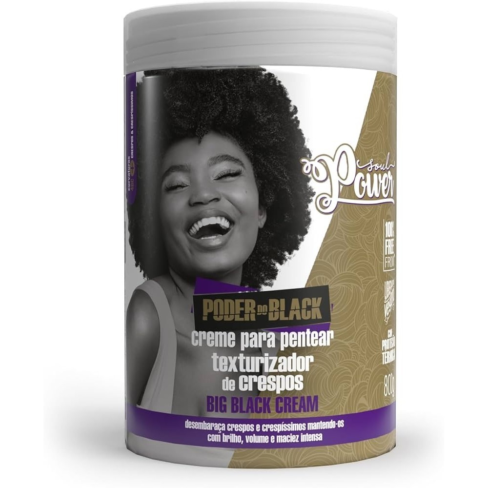 Creme para Pentear Soul Power Black Big Black 800g: Onde Comprar | BuscaProdutos