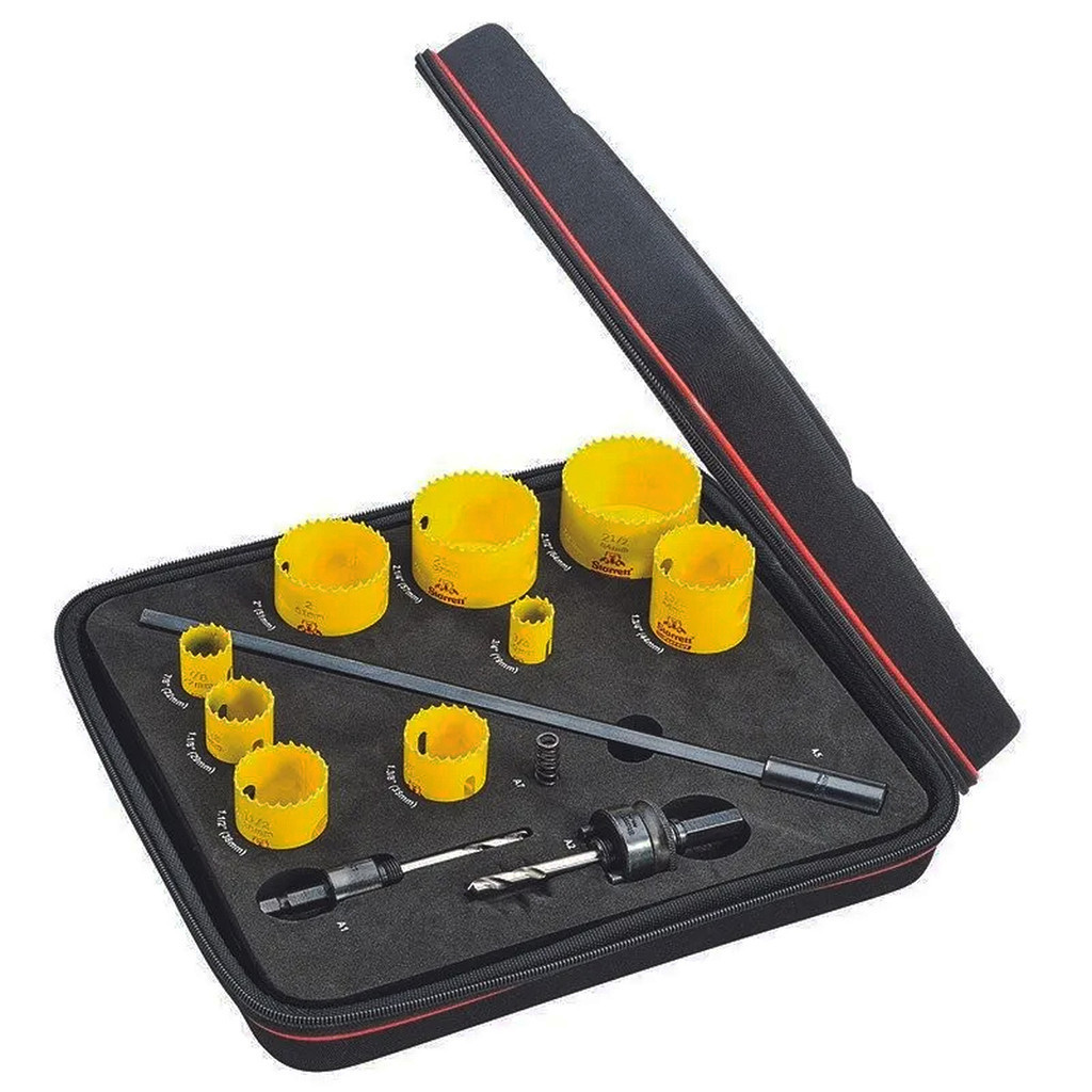 Jogo Serra Copo Starrett 19 a 64mm Fast Cut com 13 Peças KFC09041-S
