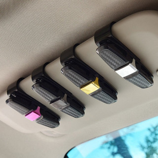 S099 - Suporte para Óculos Multifuncional Viseira Solar de Carro Óculo de Sol Cartão em Oferta na Shopee