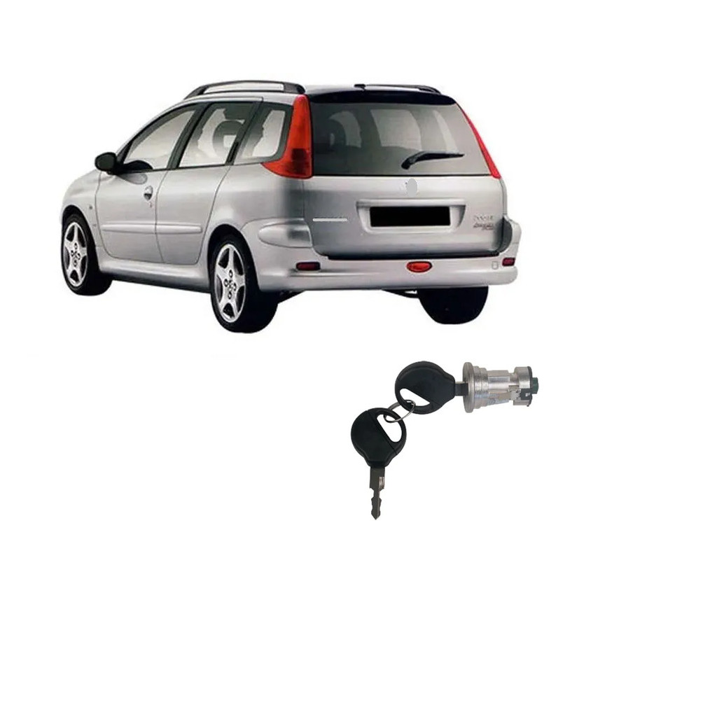 CILINDRO PORTA MALAS C/ CHAVE PEUGEOT 206 99 09 em Oferta na Shopee