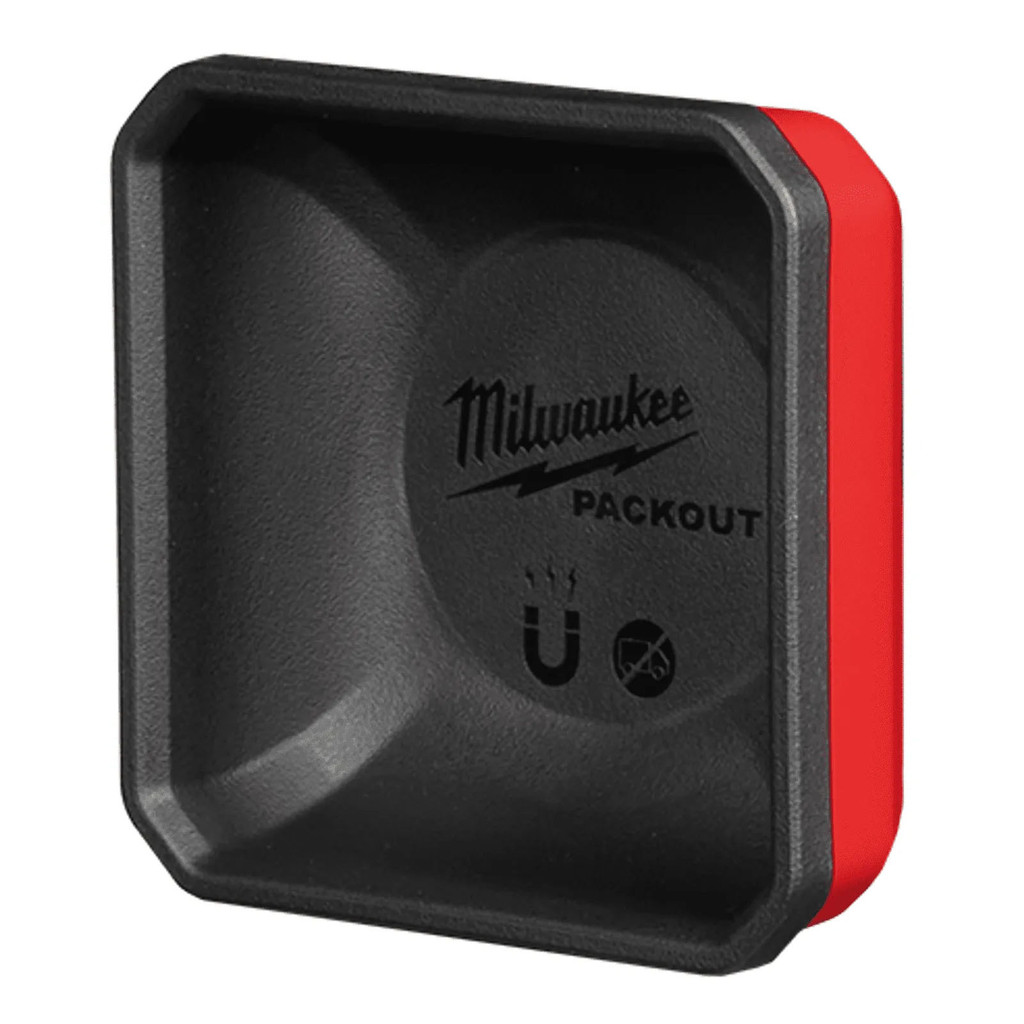 Recipiente Packout Prato Quadrado Magnético MILWAUKEE 48-22-8070 para Bits e Parafusos
