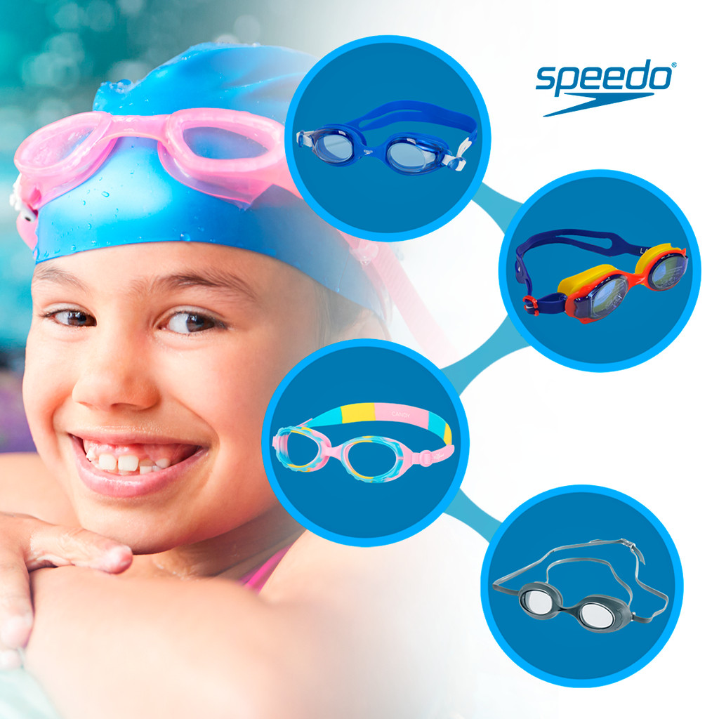 Óculos de Natação Infantil Speedo Juvenil Menino e Menina Original