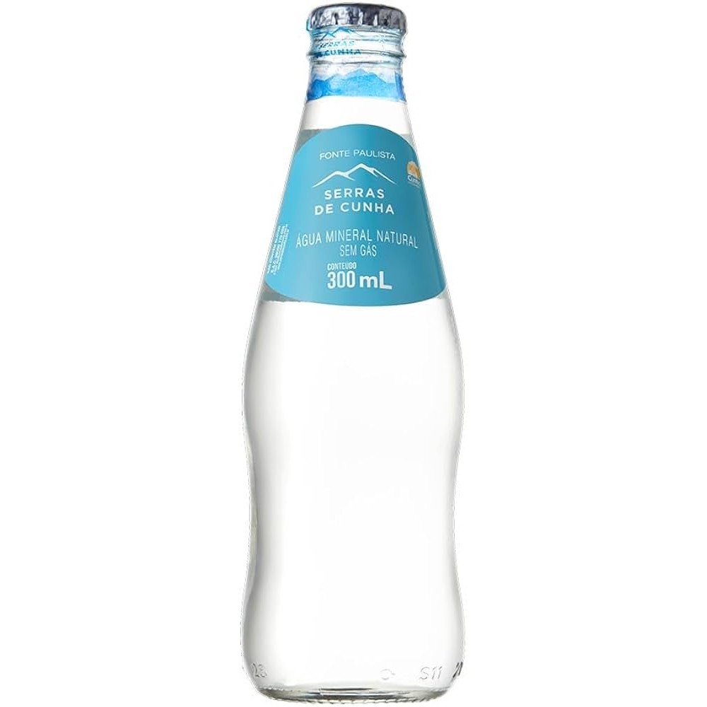 ÁGUA MINERAL SERRAS DE CUNHA SEM GÁS 300ML PACK C/6UNID