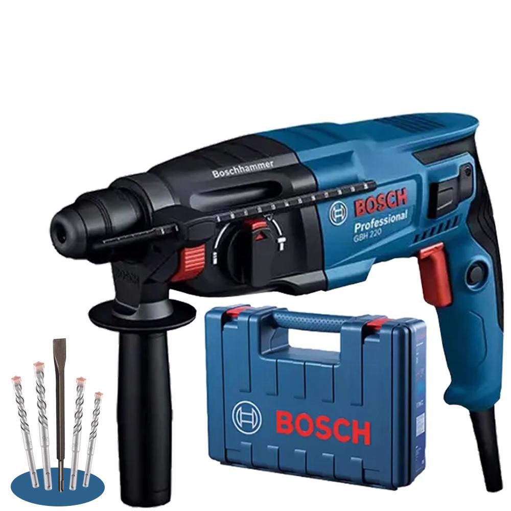 Martelete Perfurador SDS-PLUS 2.3Kg Com Talhadeira e Broca BOSCH em Oferta na Shopee