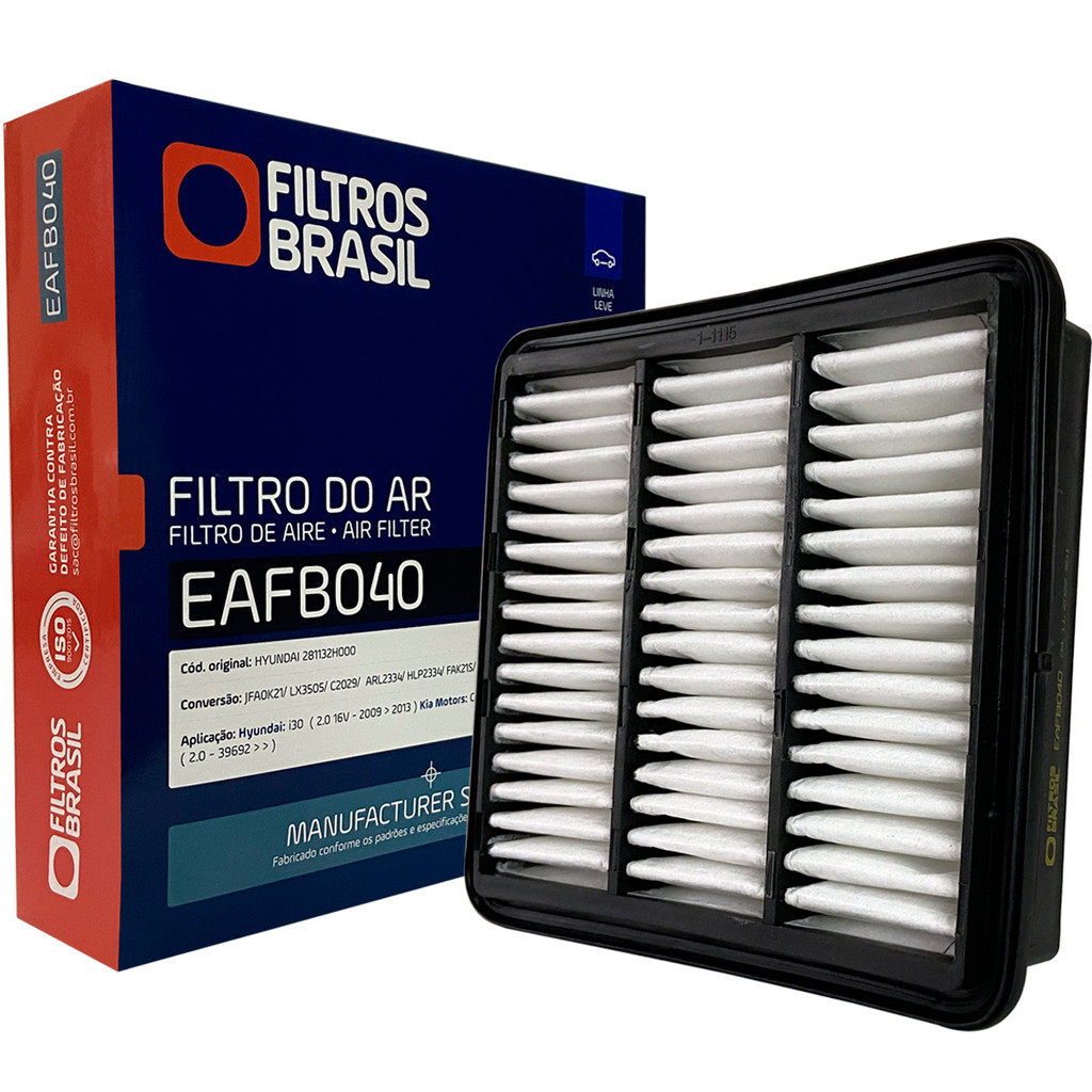 Filtro Ar Motor para Kia Cerato 2.0 16V 2011 a 2013