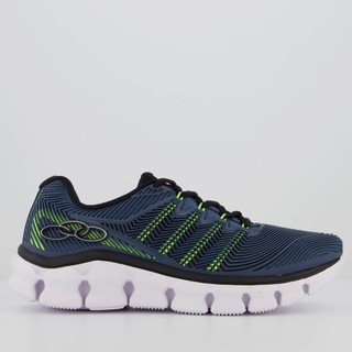 Tênis Olympikus Taurus Marinho e Verde em Oferta na Shopee