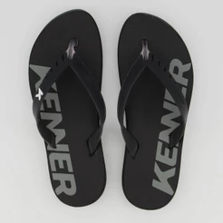 Chinelo Kenner RED Preto e Cinza
