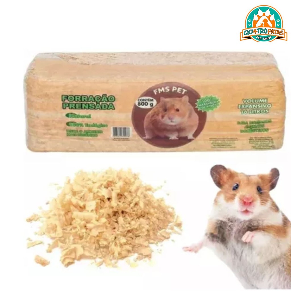 Serragem Prensada 800g 100% natural atóxica