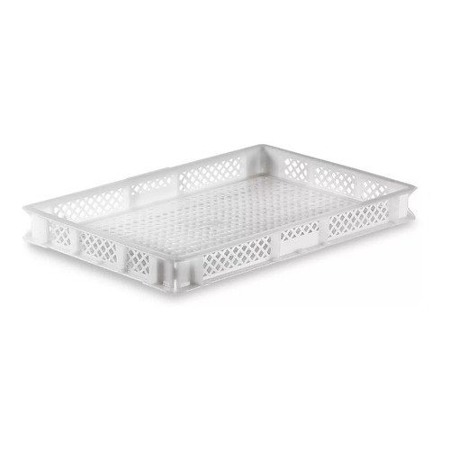 Bandeja Plastica Vazada Empilhável Congelamento Massas Pães - Home & Living