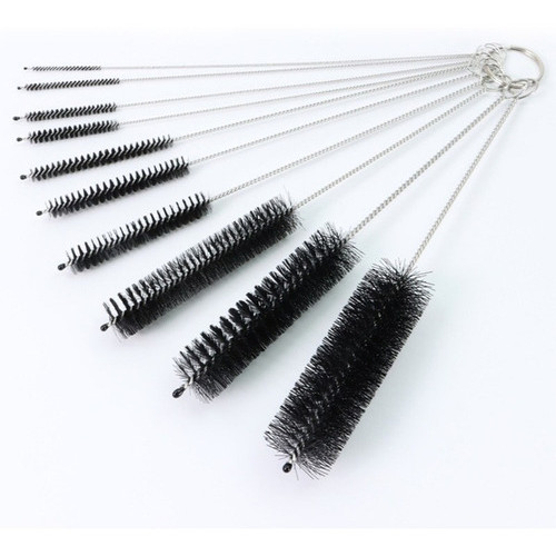 Kit Mini Escova Limpeza Furo Chuveiro Desentupir 10 Unidades em Oferta na Shopee