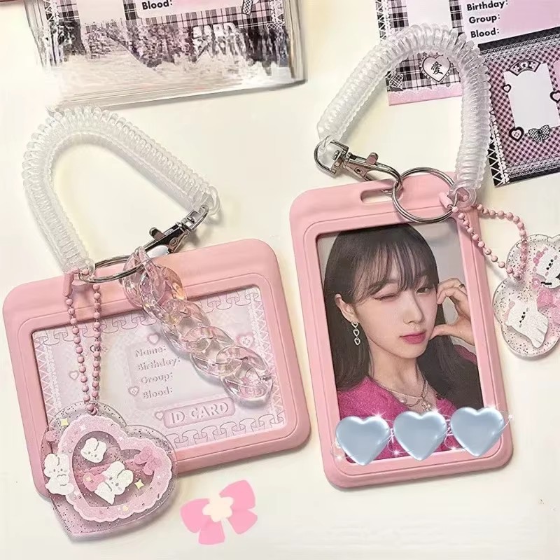 card Manga Do Cartão De Trabalho Portador Pink