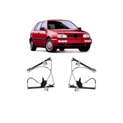 Par Maquina Vidro Eletrica Porta Dianteira Golf G3 1995 a 1998