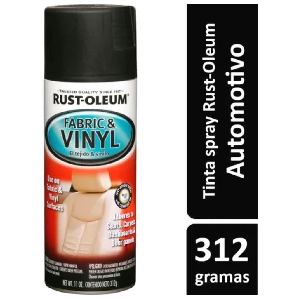 Spray Automotiva Para Tecidos E Vinil Preto Rust Oleum - Home & Living