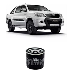 Filtro Óleo Lubrificante Toyota Hilux 2.5 / 2.7 / 2.8 / 3.0 (W7283)