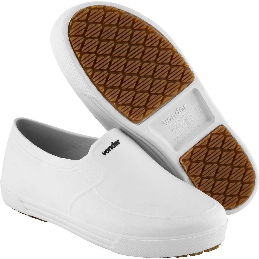 Sapato Antiderrapante e Impermeável Tam. 42 Branco Vonder