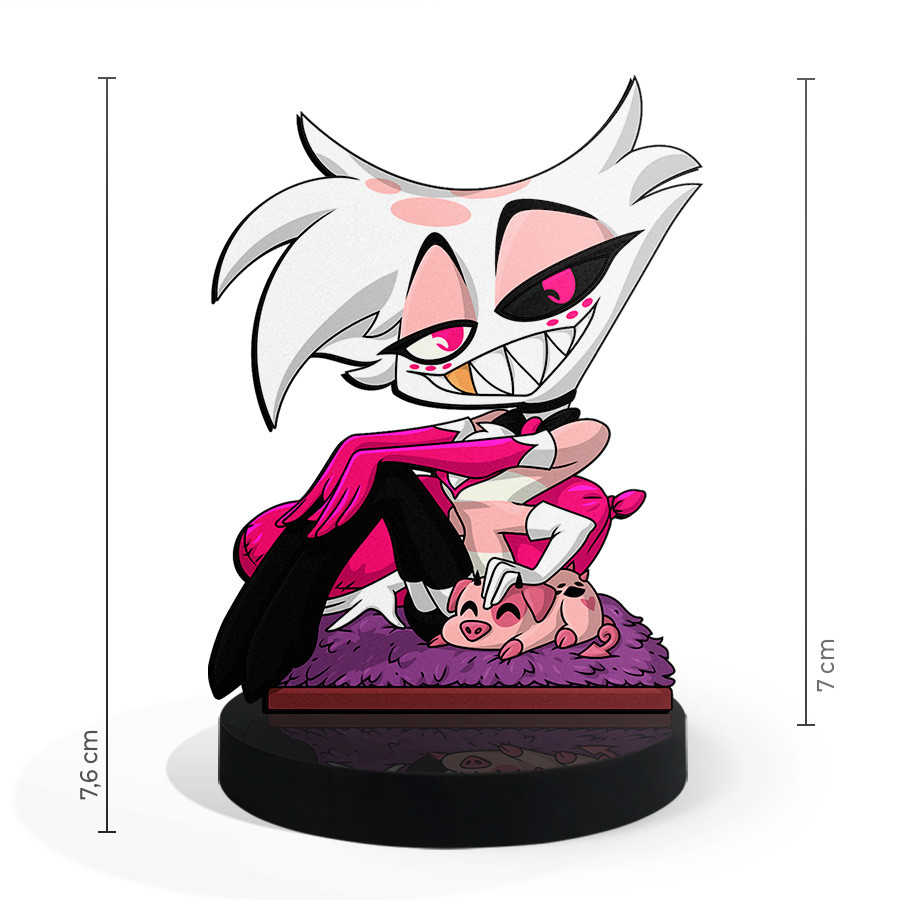 Totem Pequeno Boneco Angel Dust - 7cm + Base — imagem 2 de 2